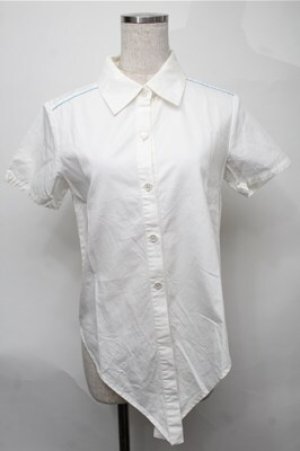 画像: MILK / レース襟ブラウス  白 S-25-08-08-037-ML-BL-AS-ZS
