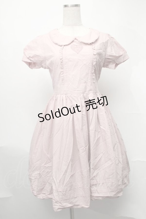 画像1: Ank Rouge / Classic Dollyワンピース  ピンク S-25-08-09-042-CA-OP-HR-ZS (1)