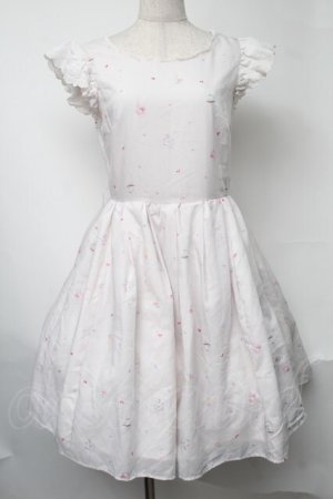 画像: mille fille closet by LODISPOTTO / アイスクリーム柄ワンピース  ピンク S-25-08-09-044-LO-OP-HR-ZS