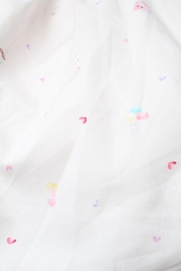 画像3: mille fille closet by LODISPOTTO / アイスクリーム柄ワンピース  ピンク S-25-08-09-044-LO-OP-HR-ZS (3)