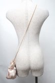 画像3: axes femme / サテンパーティーバッグ  ベージュ S-25-08-09-017-AX-BG-HR-ZS (3)