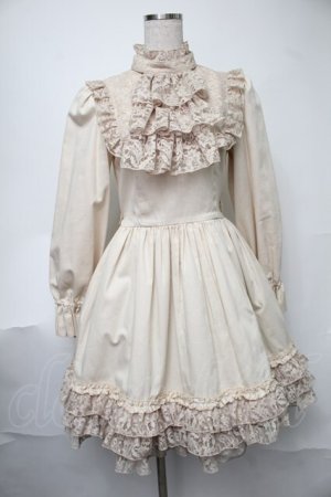 画像: Reload a Classical / 夕暮れのお屋敷クラシカルドールワンピース  ベージュ S-25-08-11-038-LO-OP-HR-ZS