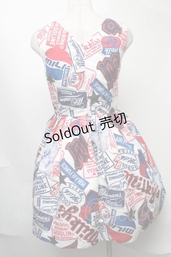 画像2: MILK / Patch girlドレス  白 S-25-08-11-005-ML-OP-AS-ZS (2)