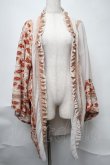 画像1: Hoshibako Works / 繁花集 和風レース羽織り  杏 S-25-08-11-056-LO-JA-AS-ZS (1)