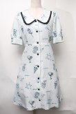 画像1: MILK / Petit tattooワンピース  サックス S-25-08-11-006-ML-OP-HR-ZI (1)