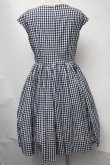 画像2: Leur Getter /アリュールギンガムワンピース  紺 S-25-08-11-015-LU-OP-AS-ZT474 (2)