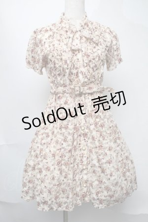 画像: LIZ LISA / 花柄ニットレースワンピース  オフ S-25-08-11-020-LO-AC-AS-ZI