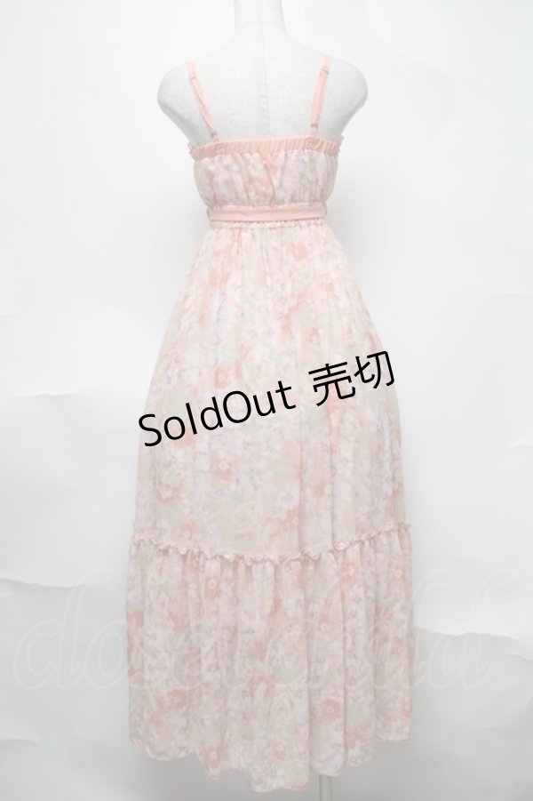 画像2: LIZ LISA / 花柄シフォンワンピース  オレンジ S-25-08-11-021-LO-OP-AS-ZT056 (2)