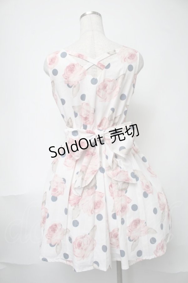 画像2: LIZ LISA / バラｘドットジャンパースカート  ピンク S-25-08-11-024-LO-OP-HR-ZI (2)