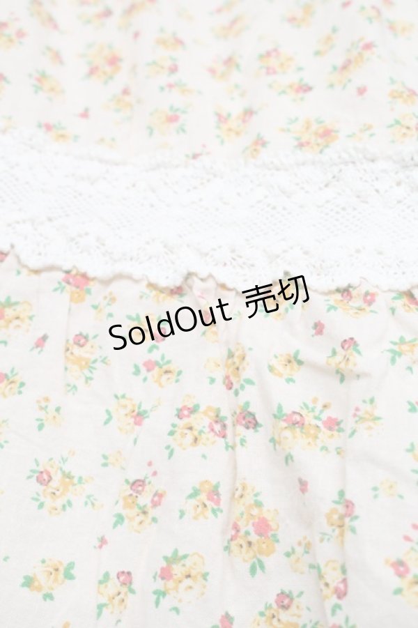 画像4: LIZ LISA / 小花柄ドッキングマキシワンピース 0 ベージュ S-25-08-11-027-LO-OP-SZ-ZI (4)