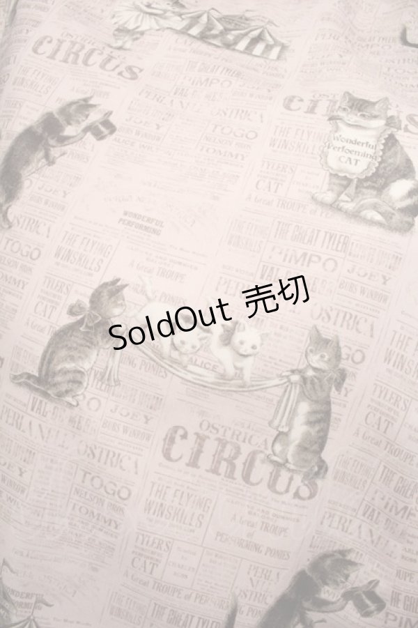 画像3: Perla nell'ostrica / キャットサーカス襟付きワンピース  ピンク S-25-08-11-028-LO-OP-HR-ZT471 (3)