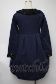 画像2: DearMyLove / 月刺繍ドリーミーワンピース  紺 S-25-08-11-029-EL-OP-HR-ZS (2)