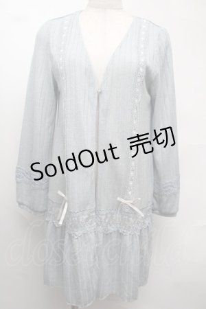 画像: axes femme / ローウエスト切替トッパーカーデ  グリーン S-25-08-13-016-AX-OP-AS-ZS