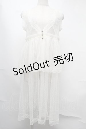 画像: axes femme / ドットチュール重ねジレ  オフ S-25-08-13-035-AX-TO-AS-ZS