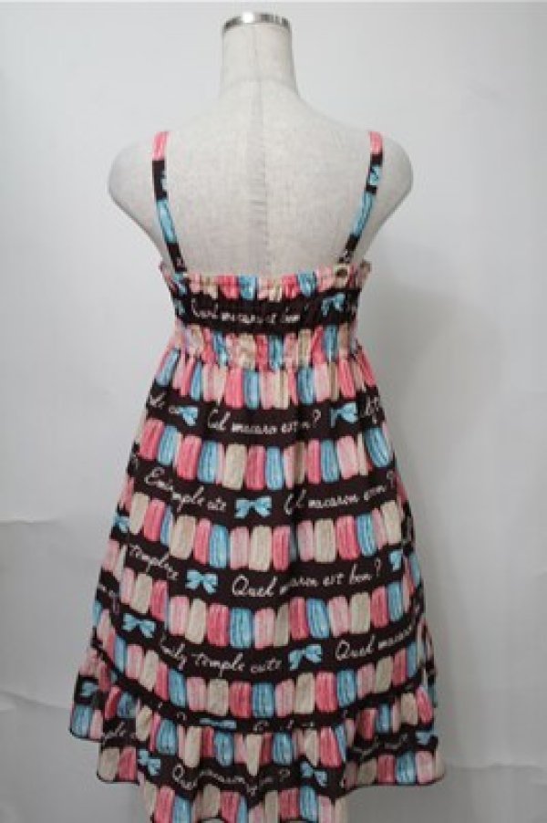 画像2: Emily Temple cute classic / マカロンキャミソールワンピース  ブラウン S-25-08-14-060-ET-OP-AS-ZS (2)