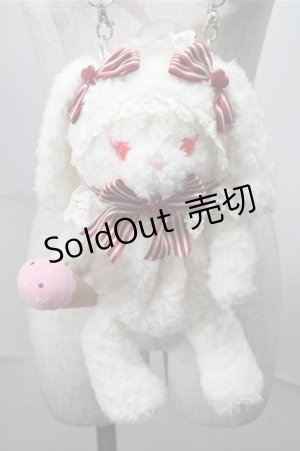 画像: BABY,THE STARS SHINE BRIGHT / アイスカフェうさくみゃちゃんポシェット  白 S-25-08-14-008-BA-BG-HR-ZS