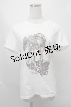 画像: Jane Marple Dans Le Salon / プリントカットソー  白 S-25-08-14-012-JM-TO-AS-ZT066