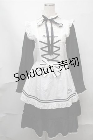画像: metamorphose / Clan chateauワンピースセット  黒ｘ白 S-25-08-14-030-ME-OP-AS-ZS