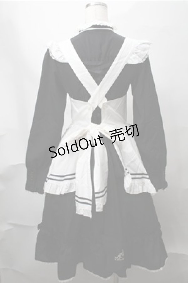 画像2: metamorphose / Clan chateauワンピースセット  黒ｘ白 S-25-08-14-030-ME-OP-AS-ZT507 (2)