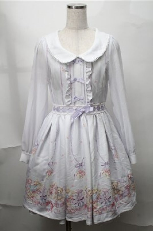 LIZLISAラッピング柄ワンピース LIZ LISA / ラッピング柄ワンピース ラベンダー S-25-08-14-035