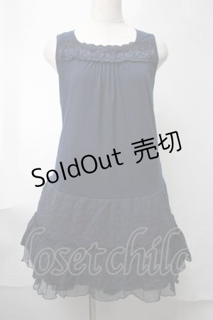 画像: axes femme / ワンピース  紺 S-25-08-15-049-AX-TO-HR-ZS