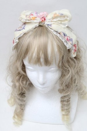 画像: metamorphose / フラワーボトルカチューシャ  アイボリー S-25-08-15-017-ME-AC-HR-ZS