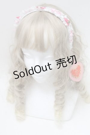 画像: BABY,THE STARS SHINE BRIGHT / Cutie Whipped cream parfaitカチューシャ  濃ピンク S-25-08-15-022-BA-AC-AS-ZS