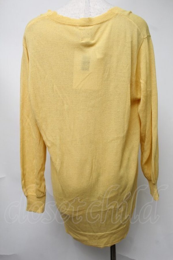 画像2: F&A / カーディガン  イエロー S-25-08-15-030-LO-TO-AS-ZT491 (2)