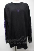 画像1: KRY CLOTHING / プリントロンT  黒ｘ紫 S-25-08-16-048-EL-TO-HR-ZS (1)