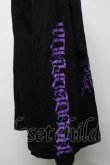 画像3: KRY CLOTHING / プリントロンT  黒ｘ紫 S-25-08-16-048-EL-TO-HR-ZS (3)