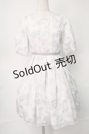 画像: LODISPOTTO / シフォン花柄ワンピース  オフ S-25-08-16-055-LO-JA-HR-ZS