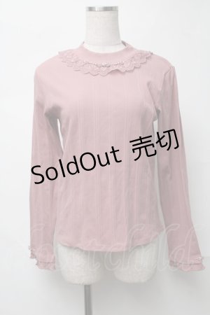 画像: axes femme / プチローズトップス  ピンク S-25-08-16-014-AX-TO-AS-ZI