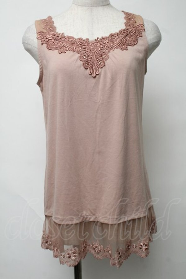 画像1: axes femme / トップス  ピンク S-25-08-16-016-AX-TO-AS-ZS (1)