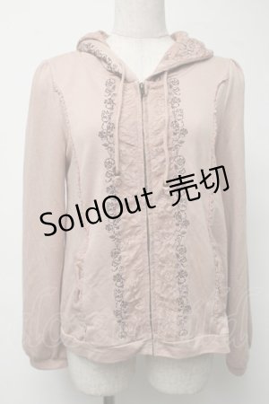 画像: axes femme / レース配色プルオーバー  ピンク S-25-08-16-017-AX-TO-AS-ZS