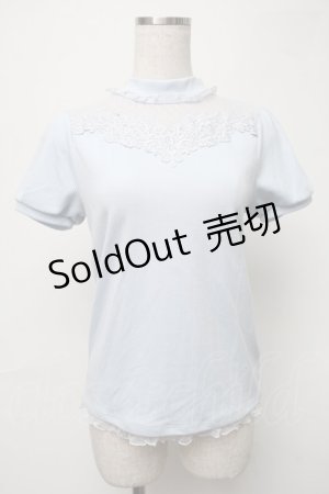画像: axes femme / トップス  サックス S-25-08-16-021-AX-TO-AS-ZS