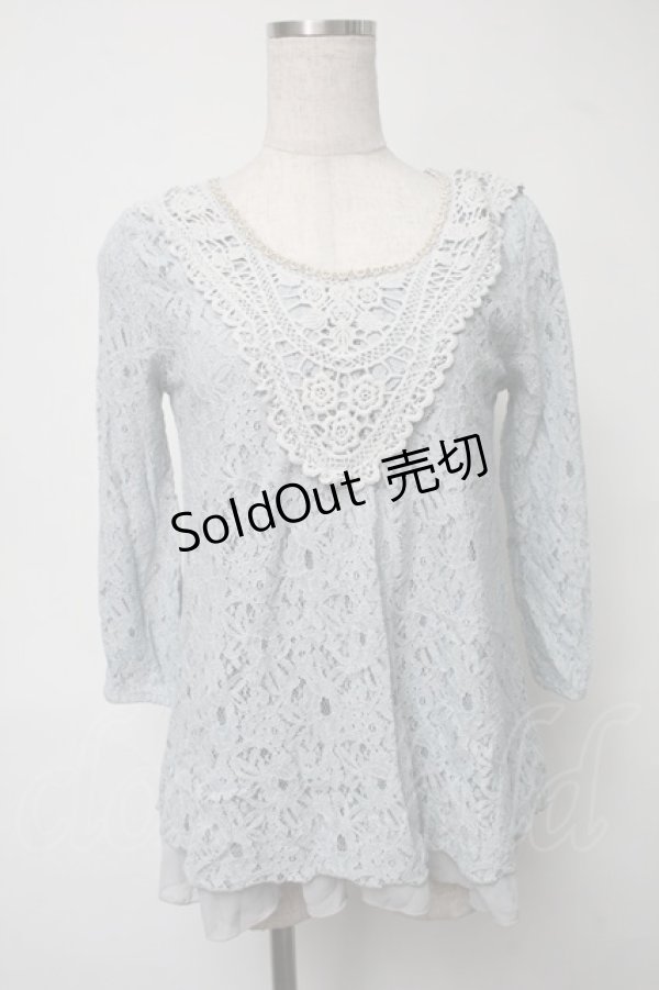 画像1: axes femme / トップス  サックス S-25-08-16-022-AX-TO-AS-ZS (1)
