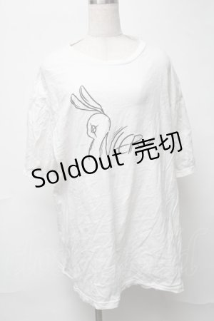 画像: NieR Clothing / プリントTシャツ  白 S-25-08-16-003-PU-TS-HR-ZI