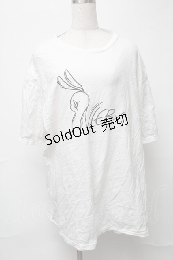 画像1: NieR Clothing / プリントTシャツ  白 S-25-08-16-003-PU-TS-HR-ZI (1)