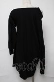 画像2: NieR Clothing / 肩開きトップス  黒 S-25-08-16-032-PU-TO-HR-ZY (2)