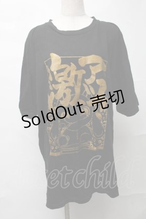 画像: NieR Clothing / プリントTシャツ  黒 S-25-08-16-033-PU-TS-HR-ZI