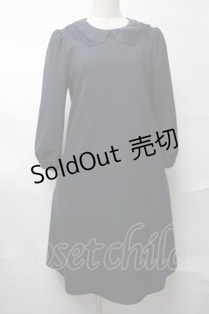 画像: franche lippee black / ワンピース  紺 S-25-08-17-050-LO-OP-AS-ZS