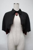 画像1: DARK IN LOVE / Gothic vampire shadow bat-shaped capelet　ボレロ  黒ｘ赤 S-25-08-17-026-PU-TO-HR-ZS (1)