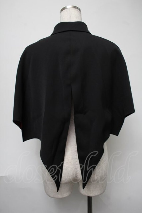 画像2: DARK IN LOVE / Gothic vampire shadow bat-shaped capelet　ボレロ  黒ｘ赤 S-25-08-17-026-PU-TO-HR-ZS (2)
