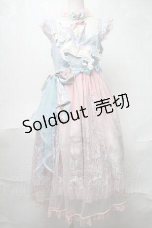 画像: LOLITA / スイート遊園地プリンセスフェアリードレス  ピンクｘサックス S-25-08-17-028-LO-OP-HR-ZS