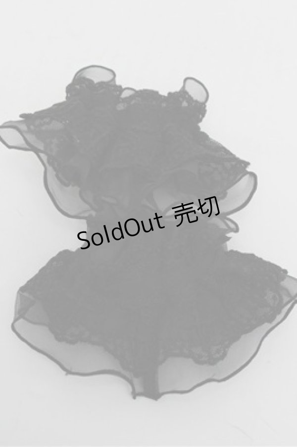 画像2: Angelic Pretty / Holy Crossお袖とめ  黒 S-25-08-18-005-AP-ZA-AS-ZS (2)