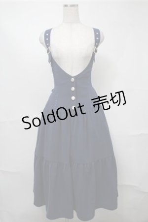 画像: axes femme POETIQUE / ティアードジャンスカ  紺 S-25-08-18-052-AX-PA-AS-ZS