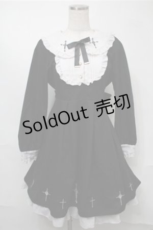 画像: Amavel / Rosary Vampire召使いワンピース  黒 S-25-08-18-054-CA-OP-HR-ZS