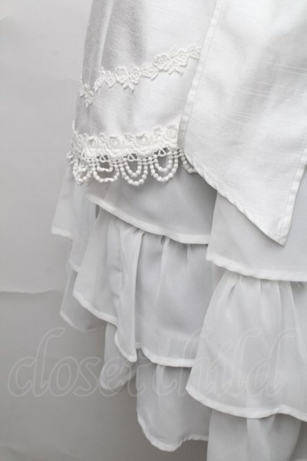 画像3: ALICE and the PIRATES / Memoire de Roseバッスルスカート  白 S-25-08-18-1036-PA-SK-HR-ZS (3)