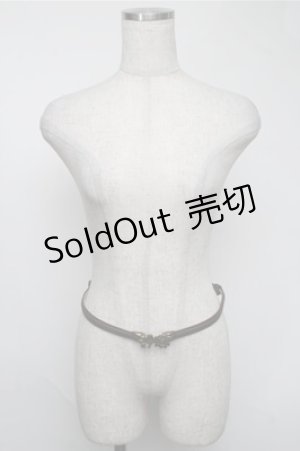 画像: axes femme / バラバックルベルト  茶 S-25-08-18-016-AX-ZA-HR-ZS