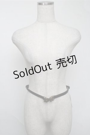 画像: axes femme / バラバックルベルト  黒 S-25-08-18-017-AX-ZA-HR-ZS